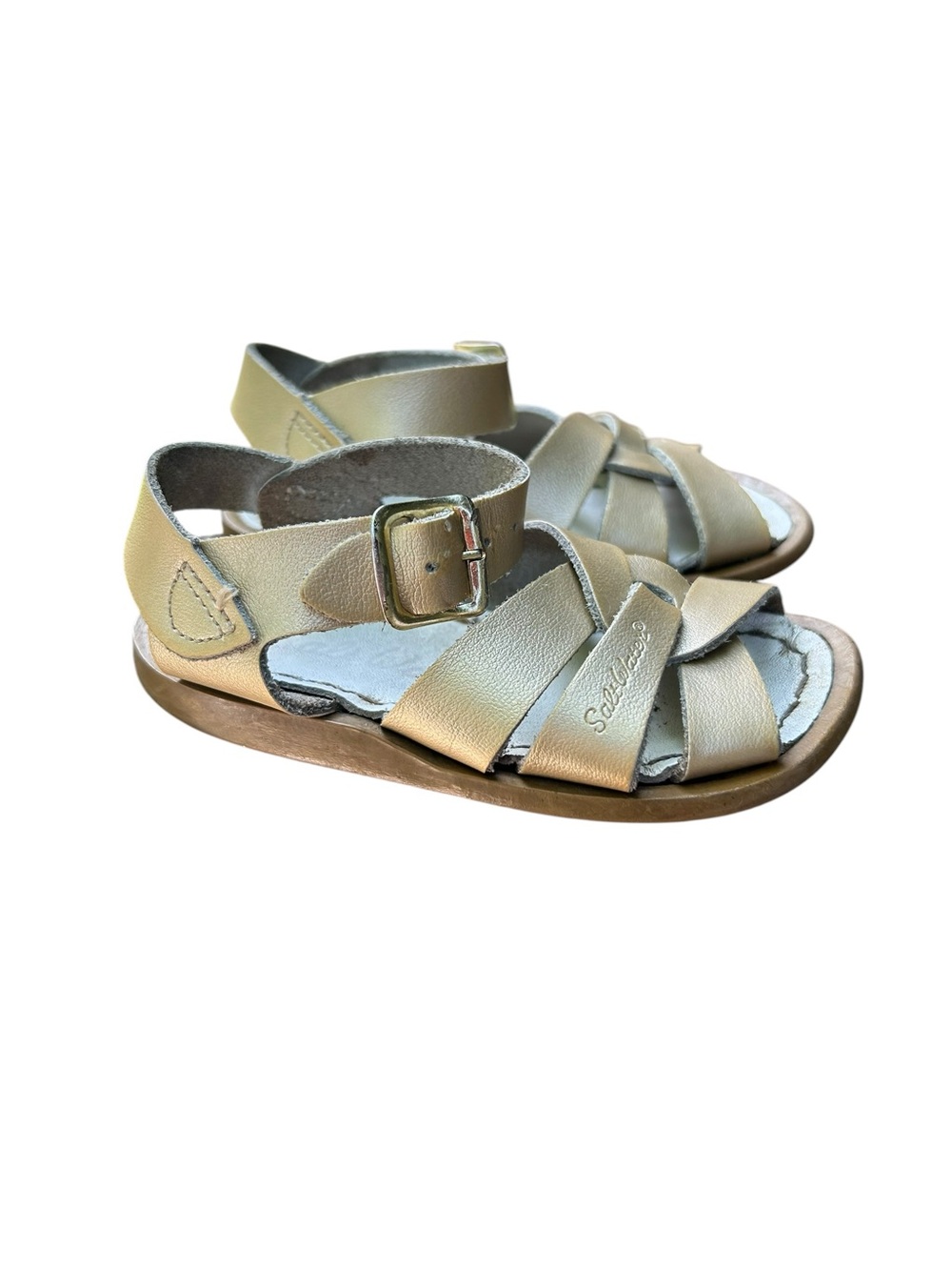 Saltwater Sandals for Toddlers Size 5 Gold‎